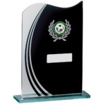 Black Mirror Glass Trophy