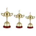 Gold Lidded Golf Cup