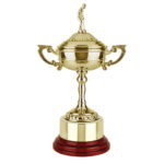 Gold Lidded Golf Cup