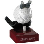 Comic Longest Drive Golf Trophy