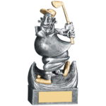 Sell The Clubs Comic Golf Trophy