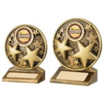 Circular Stars Trophy Award