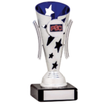 Silver & Blue Star Dance Cup A