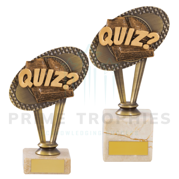 Quality Metal Quiz Trophy