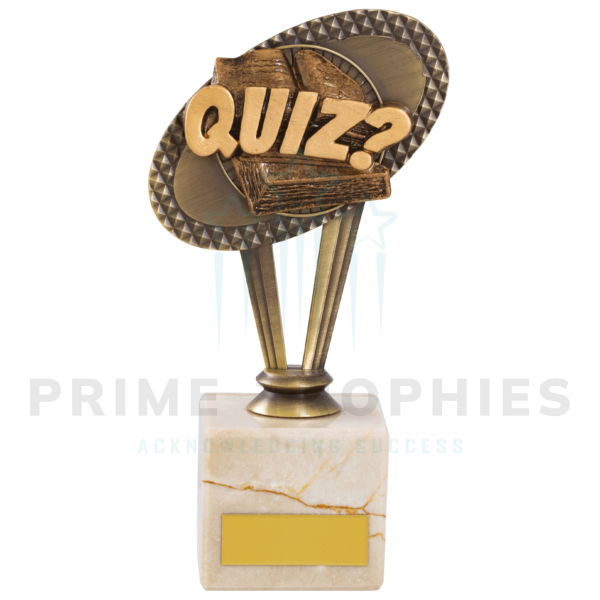 Quality Metal Quiz Trophy b