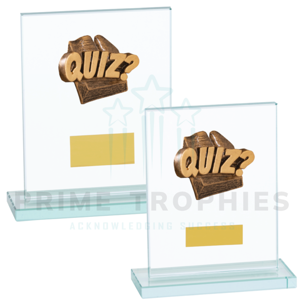 Quiz Glass Trophy