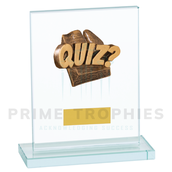Quiz Glass Trophy A