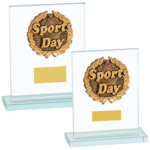 Sports Day Glass Trophy