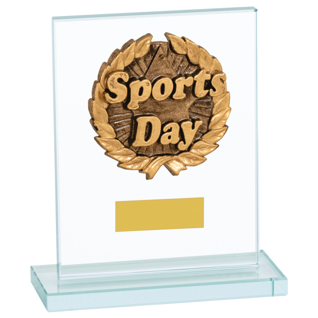 Sports Day Glass Trophy Prime Trophies