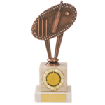 Bronze Heavyweight Cricket Trophy D