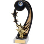 Star Black And Gold Trophy