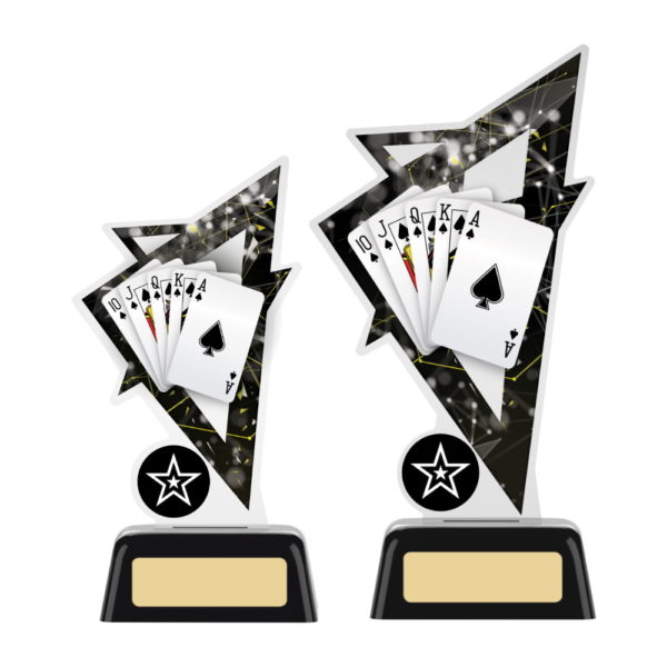 Cards & Poker Acrylic Trophy