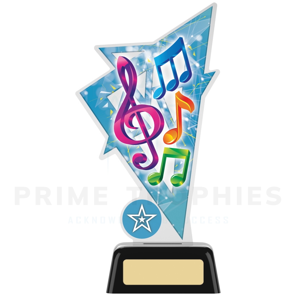 Music Acrylic Trophy