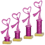 Pink Dance Figure Trophy