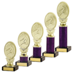 Purple Tubing Dance Trophy