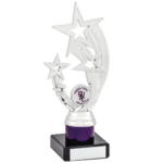 Purple Tubing Silver Star Trophy A