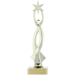 Red Contemporary Star Trophy A