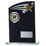 Shooting Stars Glass Trophy