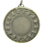 50mm Waves Brass Faceted Medal