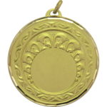 50mm Roman Brass Faceted Medal