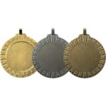 70mm Apollo Brass Economy Presentation Medal