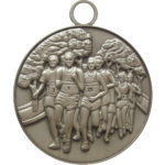 50mm Detailed Female Marathon Medal