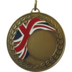 50mm Union Jack Enamel Quality Versatile Medal