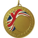 50mm Union Jack Enamel Quality Versatile Medal