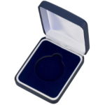 Premium Padded Blue 50mm Medal Box