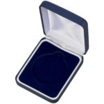 Premium Padded Blue 60mm Medal Box