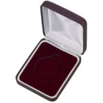 Premium Padded Maroon 50mm Medal Box