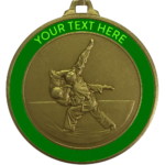 52mm Judo Personalised Medal