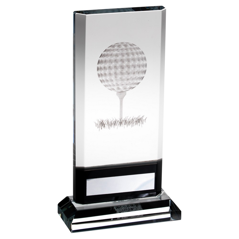 Quality Glass Golf Award in a Presentation Box 1