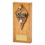 Nearest the Pin Golf Trophy Block