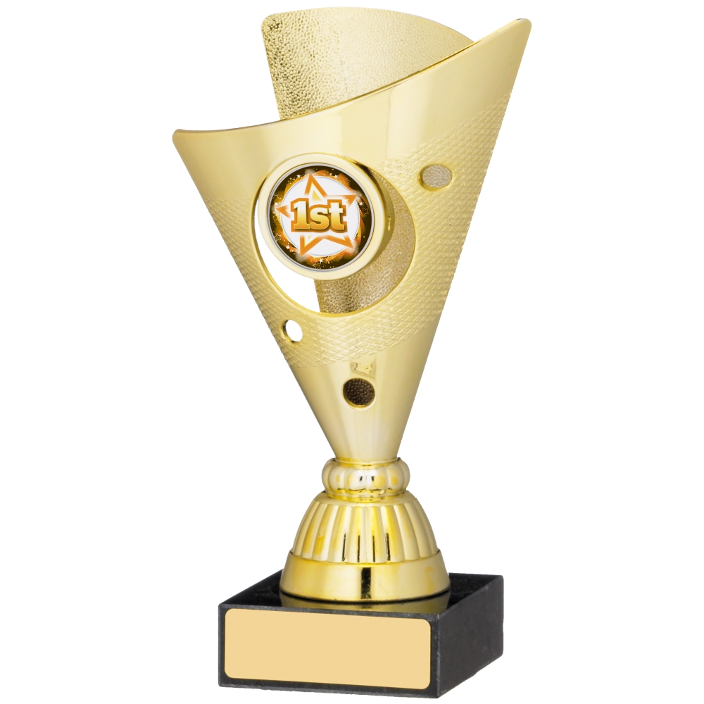 Dot & Swirl Placement Trophy