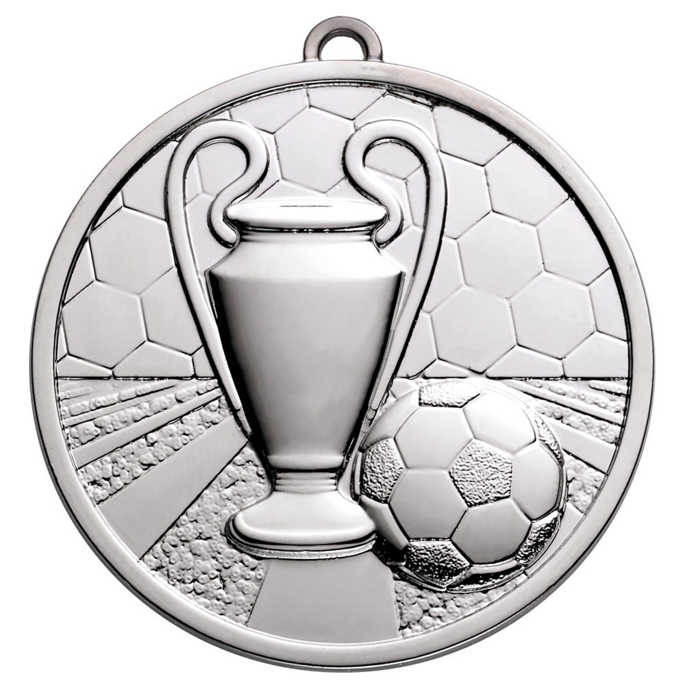 50mm Quality Football Cup & Ball Medal