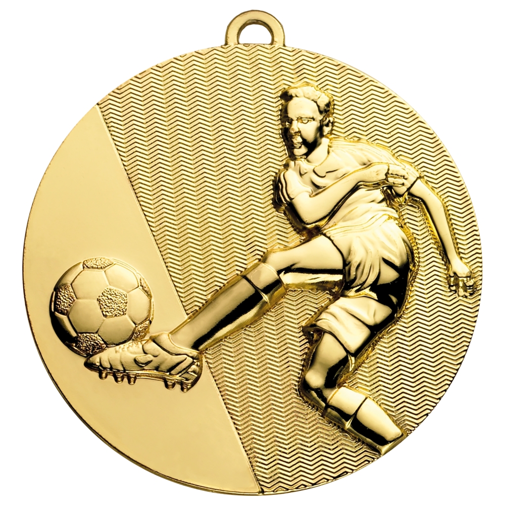 50mm Quality Football Volley Medal