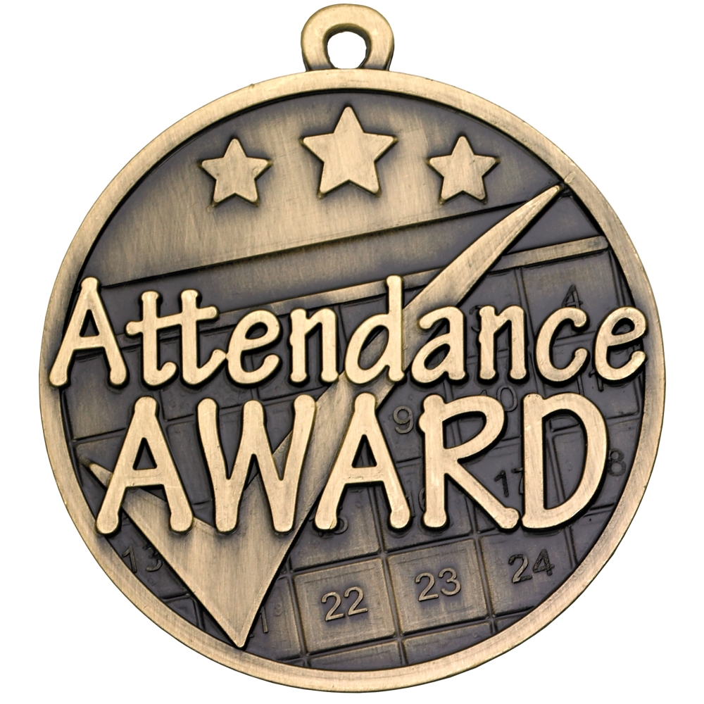 50mm Attendance Award Medal