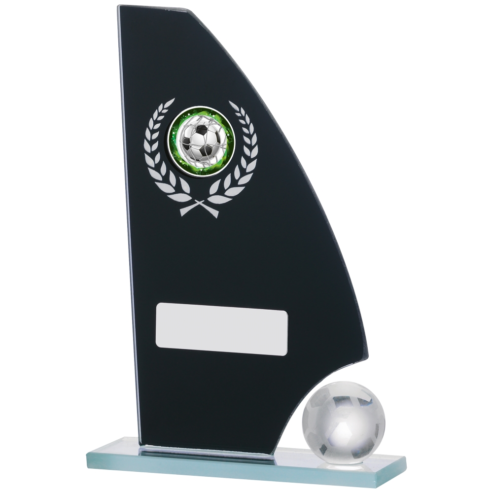 Football Black Mirror Glass Award