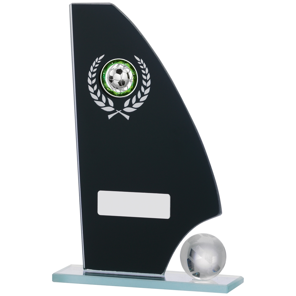 Football Black Mirror Glass Award