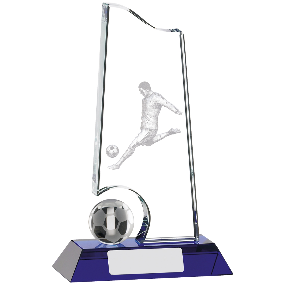 Football Volley Glass Award