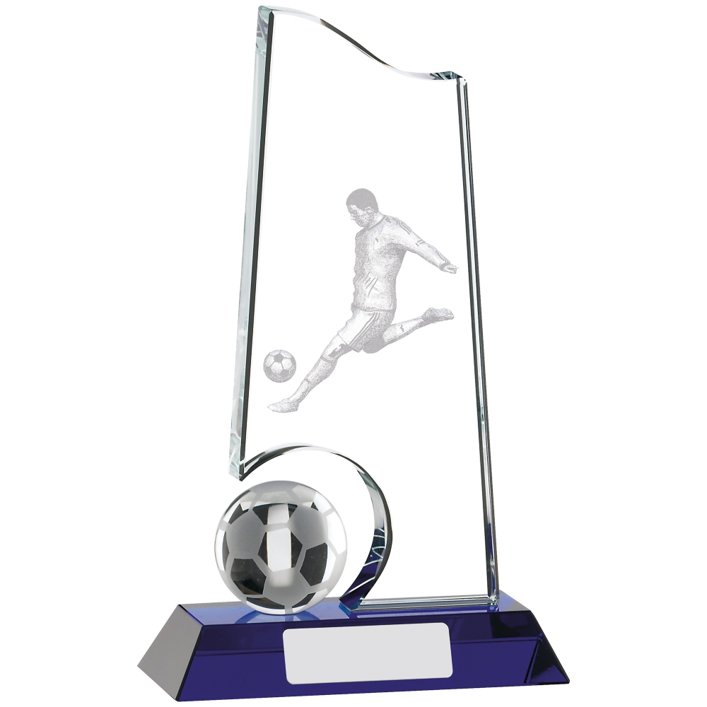 Football Volley Glass Award