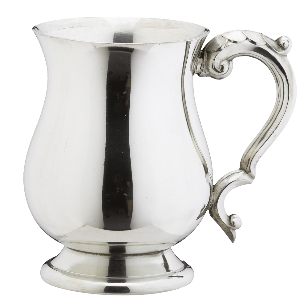 1 Pint Georgian Pewter Tankard