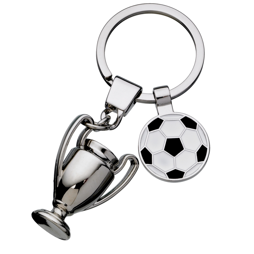 Football & Trophy Keyring