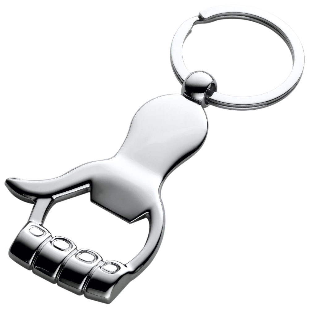 Thumbs Up Bottle Opener Keyring