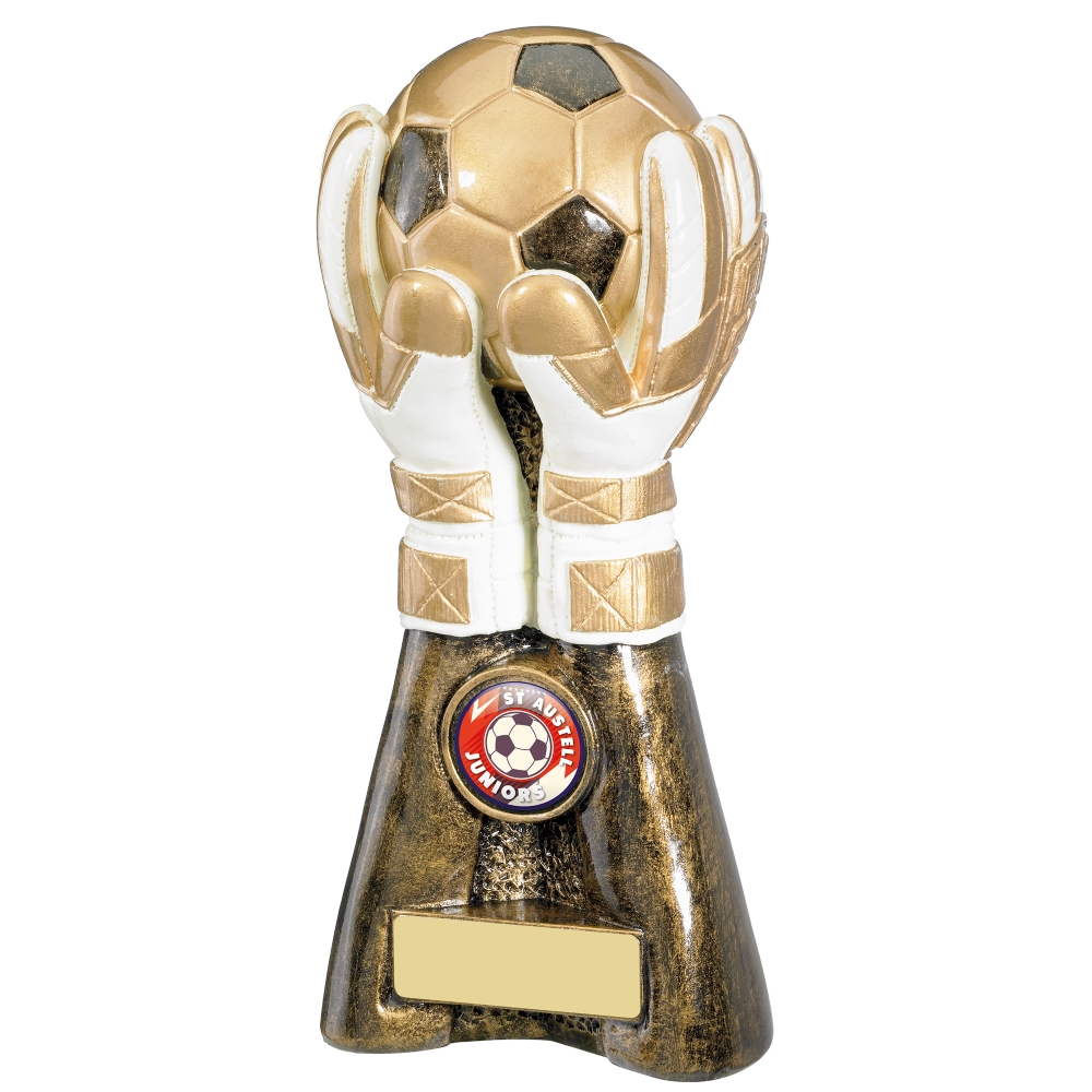 Goal Keeper Catch Football Trophy