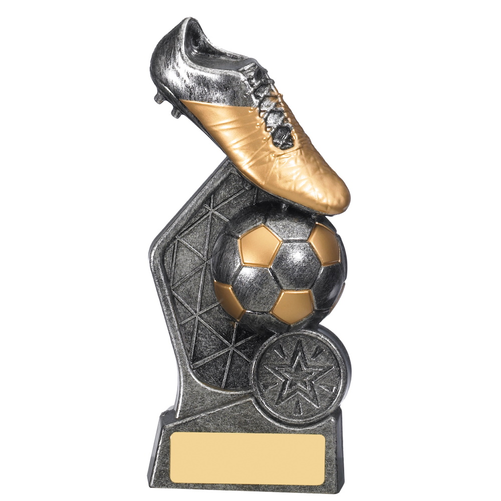 Hex Boot & Ball Football Trophy