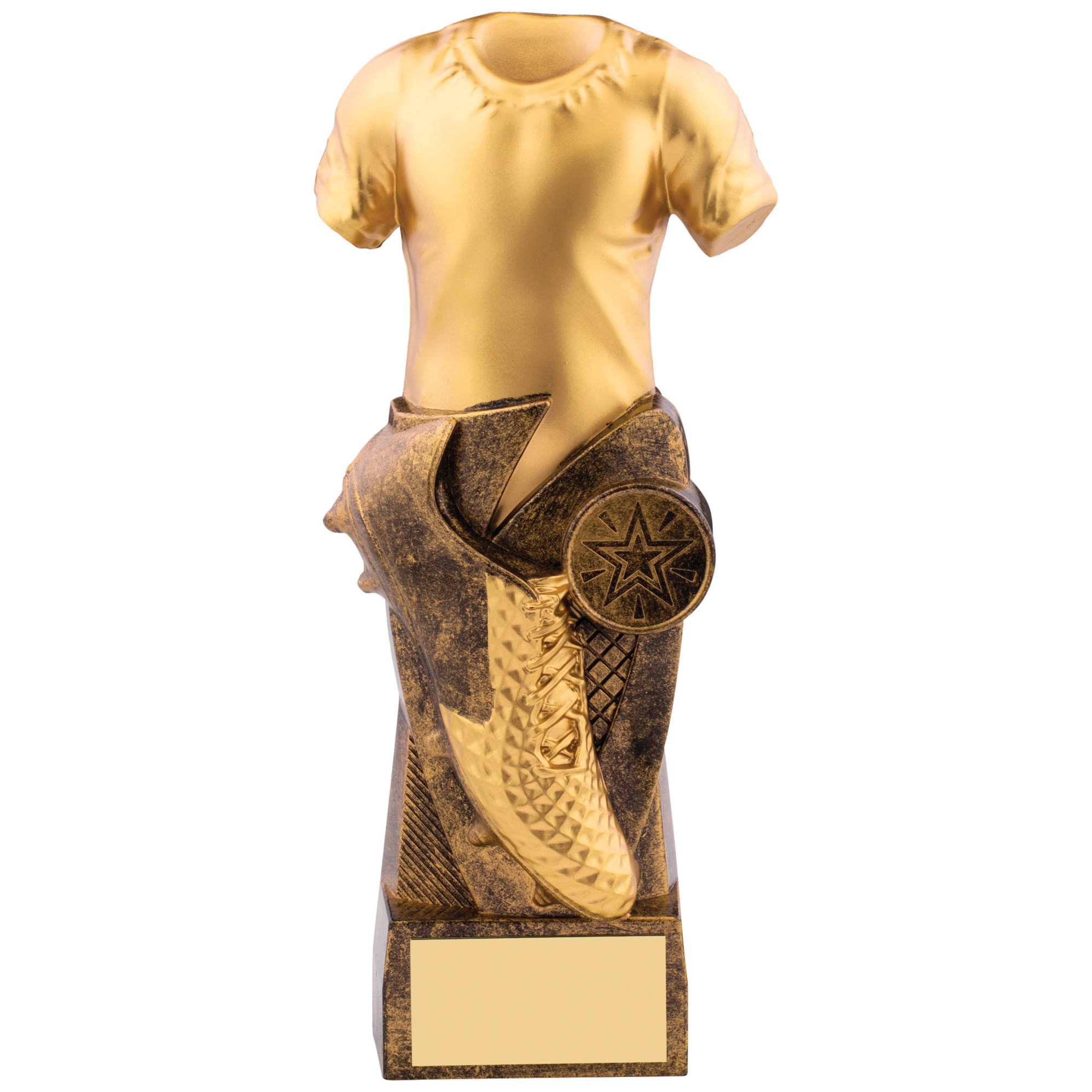 Heavyweight Gold & Silver Football Trophy B