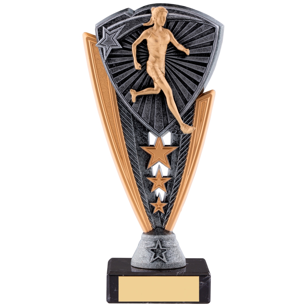 Female Runner Utopia Holder Trophy