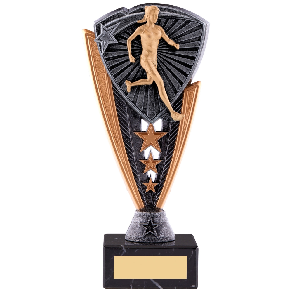 Female Runner Utopia Holder Trophy